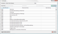 Table of accounts